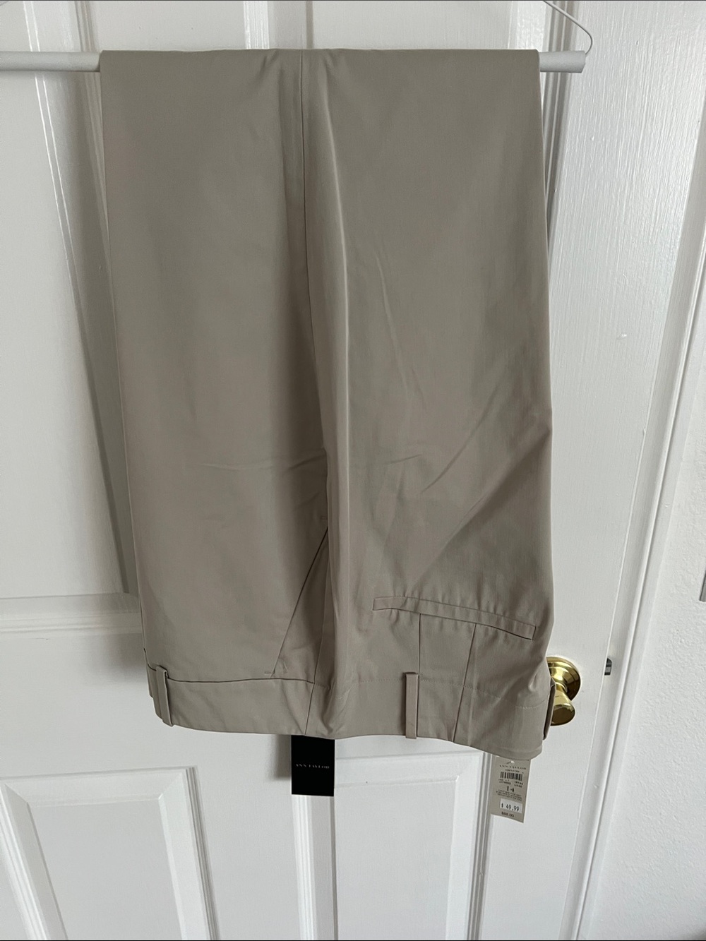 Ann Taylor Light Taupe Dress Pants - Neutral Classic
